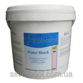 Средство для дезинфекции воды бассейна активный кислород Water Shock AquaDOCTOR, 5 кг.